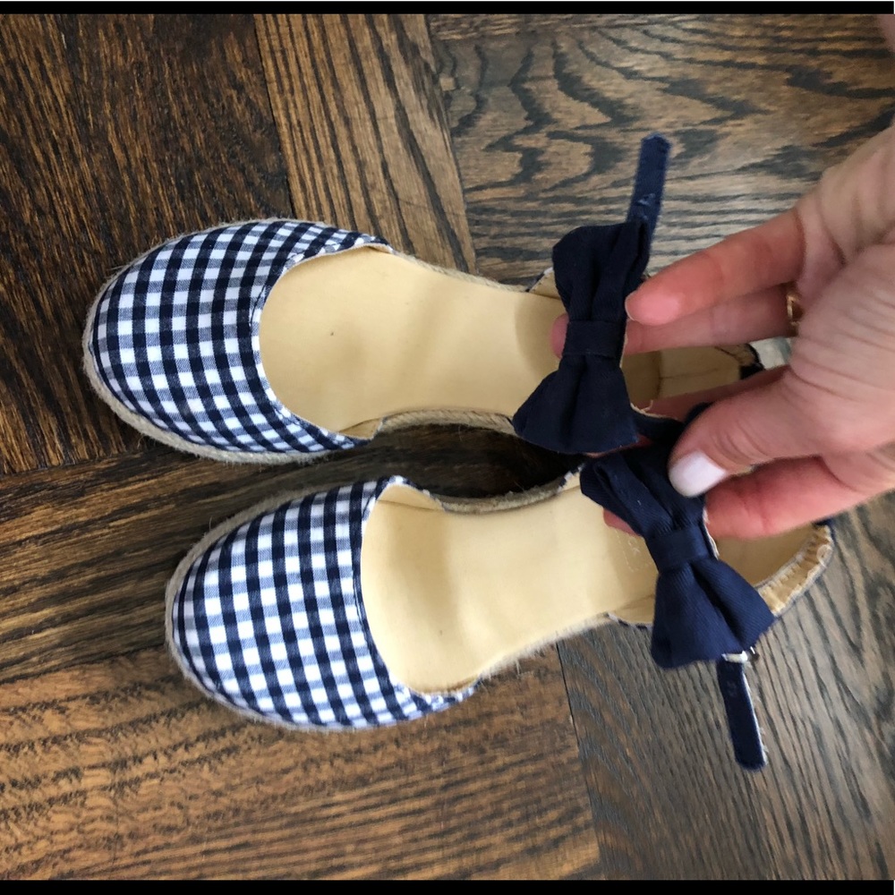 SALE 🔥NWOT -  JANIE AND JACK GINGHAM ESPADRILLE